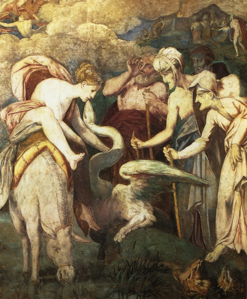 Fiorentino - Galleria di Francesco I, perdita della gioventù perpetua, dettaglio